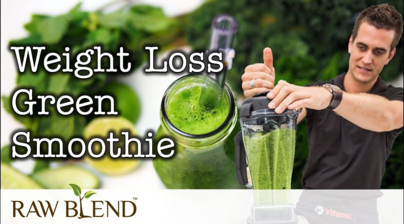 How to make a Weight Loss Green Smoothie in a Vitamix Blender | Recipe Video