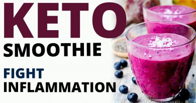 KETO Green Smoothie (No Spinach!) For Inflammation And Joint Pain.