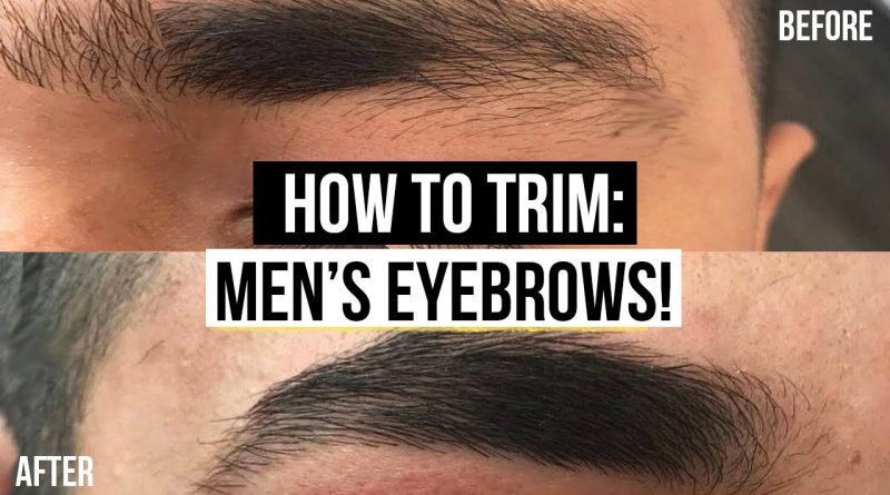 MEN'S EYEBROW GROOMING TUTORIAL *EASY GROOMING ROUTINE*  | JAIRWOO