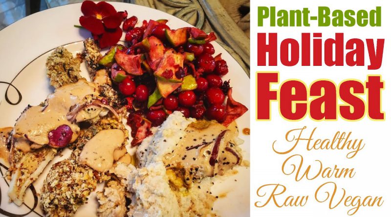 Plant Based High Protein Holiday Meal with Gravy