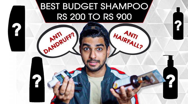 TOP 5 BUDGET SHAMPOOS FOR INDIAN MEN! Best anti dandruff, hairfall shampoos under rs900