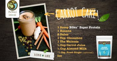 'Carrot Cake' Superfood Smoothie Recipe