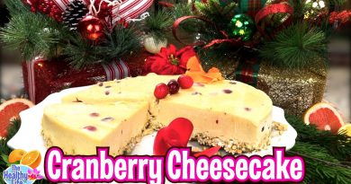 Cranberry Cheesecake raw vegan plant based non dairy recipe holiday christmas thanksgiving healthy c