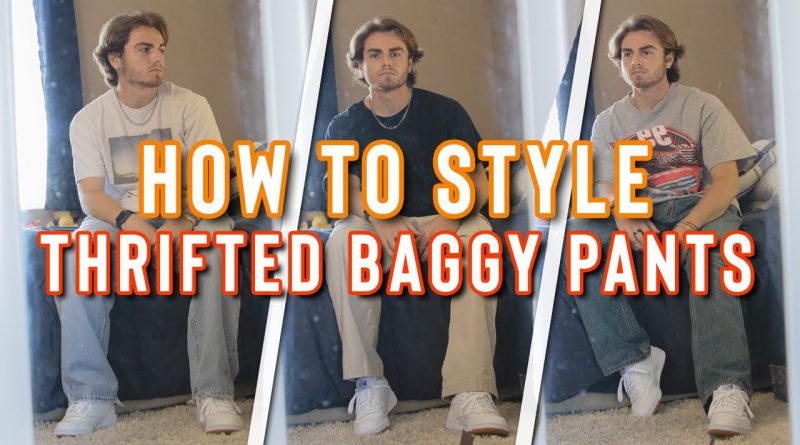 HOW TO STYLE: BAGGY PANTS | Vintage Streetwear Lookbook | Men's Fashion