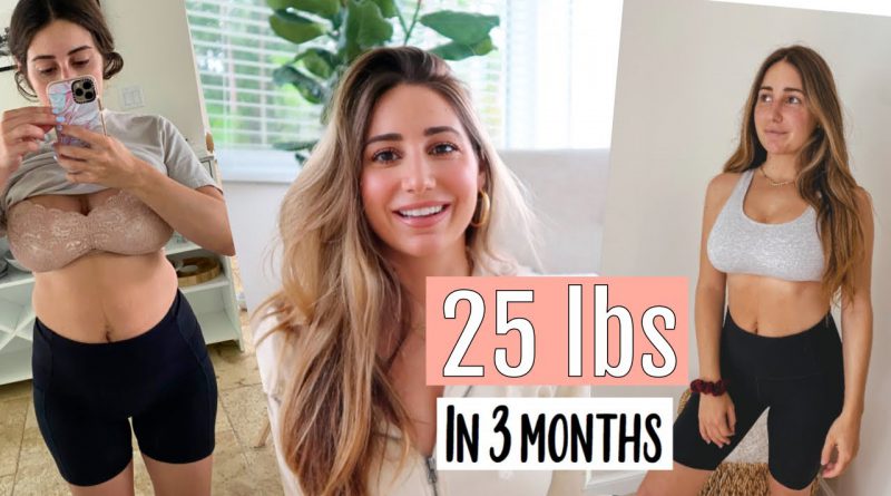 How I lost 25 lbs in 3 months//Postpartum weight loss journey