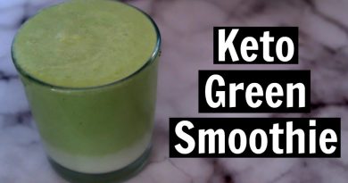 Keto Green Smoothie Recipe | Easy Smoothie Recipes