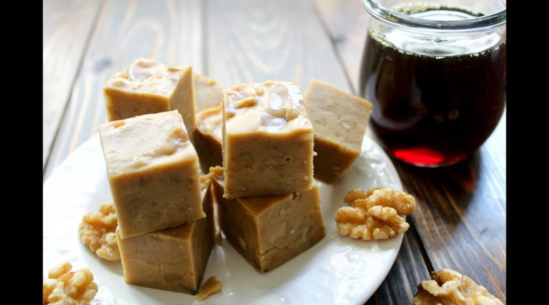 Pure Maple Walnut Fudge Recipe (Primal)