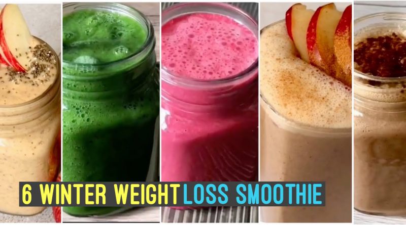 6 Winter Smoothie Recipes | For Weight Loss | Ragi Oats Green Smoothie | Quick Easy Breakfast Ideas