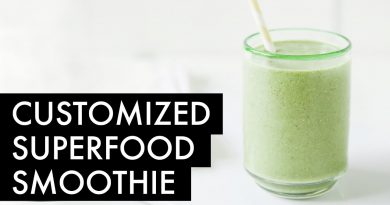 Customizable Superfood Smoothie | How to make an easy, ultra-healthy smoothie