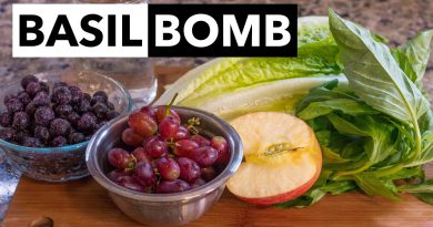 Green Smoothie Recipe 9: Learn How to Basil Bomb Your Smoothies (from 30-day GSC)