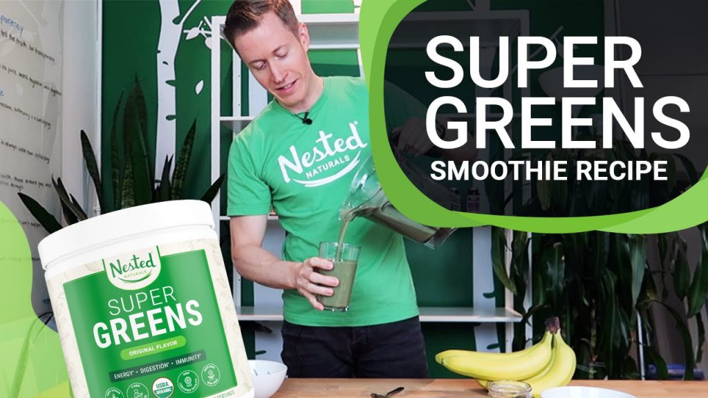 Healthy Super Green Smoothie Recipe l Jeremy Sherk